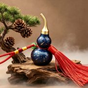 Bronze Colorful Gold Dipped Gourd Ornaments Seven Brothers Gourd Gift For Business Opening Moving Wholesale Decorations - Image 4
