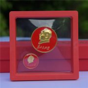 Custom Metal Medal Badge Red Emblem Chairman Mao 3.5cm Service For The People Transparent Red Box Ideal For Personalized Gifts - Image 4