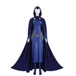 Teen Titans Raven Cosplay Costume Adult Stage Performance Anime Role-playing Outfit DC Comics Character Dress