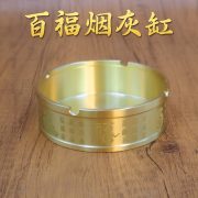 Bronze Five Ox Ashtray Craft Creative Personalized Living Room Office Desk Decoration Office Ornaments Frosted Glaze