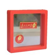 Custom Metal Medal Badge Chairman Mao Memorial Chest Stripe Transparent Red Box Gift for Collectors and History Lovers - Image 5
