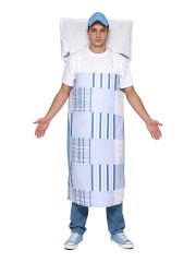 Adult Stage Performance Costume Funny Prank Hospital Bed Outfit for Halloween Party Bar Patient Role-playing Dress - Image 5