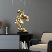 New Customizable Resin Decorative Ornament Creative Gift for Living Room Office Luxury Art Craftwork Deep Kiss Design - Image 4