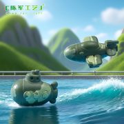 Creative Miniature Tank Fighter DIY Decorative Ornament Customizable Desktop Small Accessory Resin Craft - Image 4