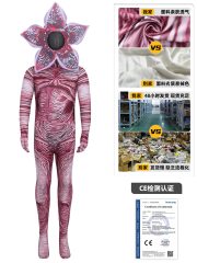 Adult Stage Performance Costume White Zombie Dance Party Halloween Outfit Cosplay Stranger Things Bioluminescent Flower Transformation - Image 4
