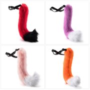 FurryTail Custom Mascot Costume Fox Tail Plush Tail Animal Costume Accessory for Anime Cosplay with Waist Belt - Image 3