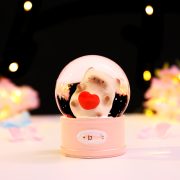 Customizable Cartoon Cat Desktop Decoration Mini Crystal Fans Collectible Figurine Home Decor Resin Craft Toy Wholesale - Image 4
