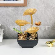 Creative Home Decor Wealth Attracting Landscape Flowing Water Fountain Ornament Perfect Housewarming Gift Desktop Decoration - Image 5