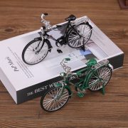 Vintage Retro Bicycle Model Tabletop Decoration Custom Metal Badge Iron Art Pedal Car Craftwork Handmade Collectible Item - Image 5