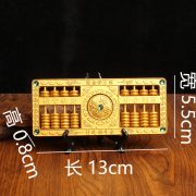 Green Gem Abacus Lucky Turn Around Office Decorations Custom Metal Medal Badge Gold Weight Opening Gifts - Image 4