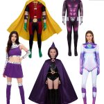 DC Comics Raven Cosplay Adult Stage Performance Costume for Women Teen Titans Role-playing Suit for Grown-ups