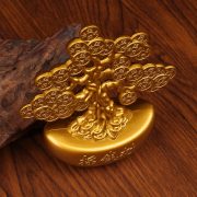 新年摆件摇钱树元宝招来财树发财树家居办公室装饰品摆件开业礼品 - Image 3