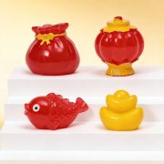 New Year Customizable Decorative Resin Ornament Miniature Landscape Lanterns Firecrackers Fortune Bag DIY Craft Accessories - Image 4