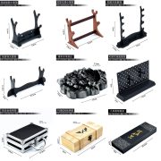 Custom Metal Craft Weapon Storage Box Display Stand Collection Gift Box Multi-layer 3D Exhibition Stand - Image 2