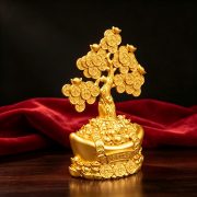 Alloy Wealth Prosperity Money Tree Ornament Wealth Coins Copper Coin Shape Chinese Style Office Desktop Decoration Custom Metal Medal Badge - Image 2
