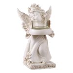 European Style Angel Candelabra Resin Decorative Ornaments Customizable Home Desktop Decoration Romantic Dinner Atmosphere Props