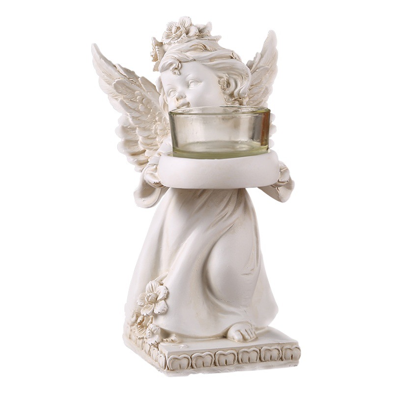 O1CN01vP7Oen1Bs2us0HBT9_0-0-cib.jpg European Style Angel Candelabra Resin Decorative Ornaments Customizable Home Desktop Decoration Romantic Dinner Atmosphere Props - Image 1