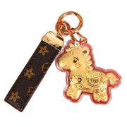 Instant Wealth Keychain Metal Medal Badge Customizable Lucky Horse Year Mobile Phone Strap Premium Feel Decorative Hanging Ornament - Image 5