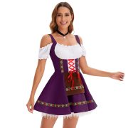 Adult Stage Performance Costume Halloween Party Outfit Makeup Dance Cosplay Dress Beer Girl Skirt Stage Show Performance Clothes - Image 6