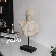 European Style Retro David Venus Semi-figurine Sculpture Customizable Decorative Ornaments for Console Table Display - Image 4