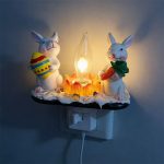 Customizable Decorative Resin Rabbit Ornaments for Easter Bonfire Gathering Personalized Home Decor Mini Figurines