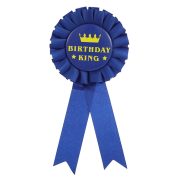 New European and American Style Custom Metal Medal Badge Gold Blue Black Birthday King Chest Flower Wholesale - Image 6