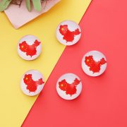 National Day Custom Metal Medal Badge Chinese Style Memorial Emblem Imitation Crystal Children's Activity Wear Decorative Lapel Pin - Image 2