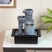 Cross-Border Desktop Mini Fountain Wealth Attracting Water Flowing Landscape Decoration Craft Gift Living Room Office Ornament - Image 2