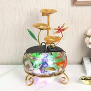 Indoor Home Decorations Flowing Water Fountain Ornament Iron Art Live Broadcast Wealth Attracting Desktop Decoration Piece - Image 2