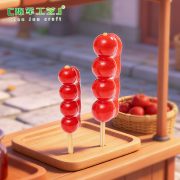 陈军工艺 糖葫芦微景观diy盆景多肉装饰树脂迷你小摆件桌面小配件 - Image 4