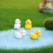 Customizable Decorative Ornaments Cute Little Duck Resin DIY Home Decoration Artistic Craftwork Miniature Landscape Display - Image 3