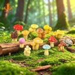 苔藓微景观仿真小蘑菇 创意 DIY 盆景装饰摆件 园艺造景配件