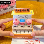 吉伊卡哇chiikawa组合场景辣咖喱手办摆件玩具桌面装饰品汽车摆件 - Image 4