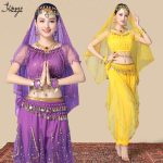 2025 New Adult Stage Performance Costume Indian Dance Ethnic Style Xinjiang Belly Dance Outfit Wholesale