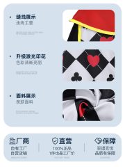 红桃皇后披风cosplay万圣节派对舞台表演斗篷爱丽丝梦游仙境跨境 - Image 4