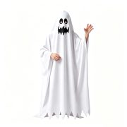 Adult Stage Performance Costume Halloween Ghost Robe Terroristic Masquerade Party Outfit Makeup Dance Children's Adult's Cloak - Image 3