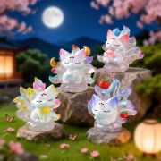 新品狐狸潮玩萌粒树脂工艺品创意装饰品公仔小盲盒办公室桌面摆件 - Image 4