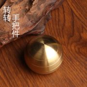 Bronze Finger Top Ball Desktop Toy Round Stress Relief Spinning Top Metal Craft Wholesale Customizable Custom Metal Medal Badge - Image 2