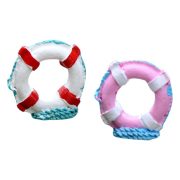 Large Size Customizable Decorative Ornament Creative Mediterranean Style Swimming Ring Plant Pot Resin Craft Gift