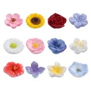 Customizable Decorative Resin Ornament Floating Flower For Aquarium Fridge Magnet Hairpin Flower Accents Cross-Border New Item - Image 5