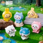 Customizable Decorative Resin Ornament Miniature Scene Creative Raincoat Giggling Cute Dollhouse Home Decoration Car Desktop Small Figurine