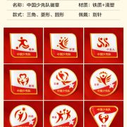 Custom Metal Medal Badge Red Scarf Award Pin Star Level Basic Collective Pins For Scout Team Leader And Member - Image 4