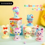正版swimmer昭和系列盲盒创意可爱公仔摆件车载桌摆潮流手办玩具