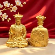 源头工厂定制地藏王佛像摆件金色地藏菩萨像家用供奉平安佛像摆件 - Image 2