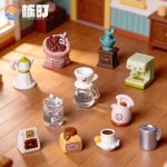 Creative Miniature Landscape Decorative Ornaments Customizable Lucky Coffee House DIY Dollhouse Home Decoration Resin Crafts