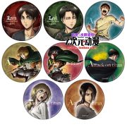 Attack On Titan Custom Metal Medal Badge Anime Manga Collectible Levi Captain Scout Trooper Chest Patch Emblem F Style - Image 2