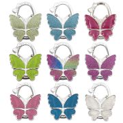 Custom Metal Butterfly Hook Bag Buckle Smooth Frosted Surface Ladies' Clutch Bag Accessory Portable Table Edge Hook - Image 2