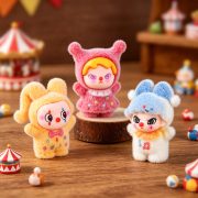 Creative Flocking Circus Clown Cute Particle Resin Desktop Office Healing Cultural Gift Small Ornament Customizable Decorative - Image 2