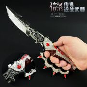 Delta Periphery Polar Star Knife Model Custom Metal Badge Craftsmanship Black Sea Metal Ornaments Close Combat Weapon Set - Image 2