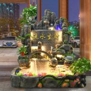 Large Outdoor Villa Garden Courtyard Home Decor Chinese Style Standing Wealth Attracting Feng Shui Water Fountain Ornament - Image 3
